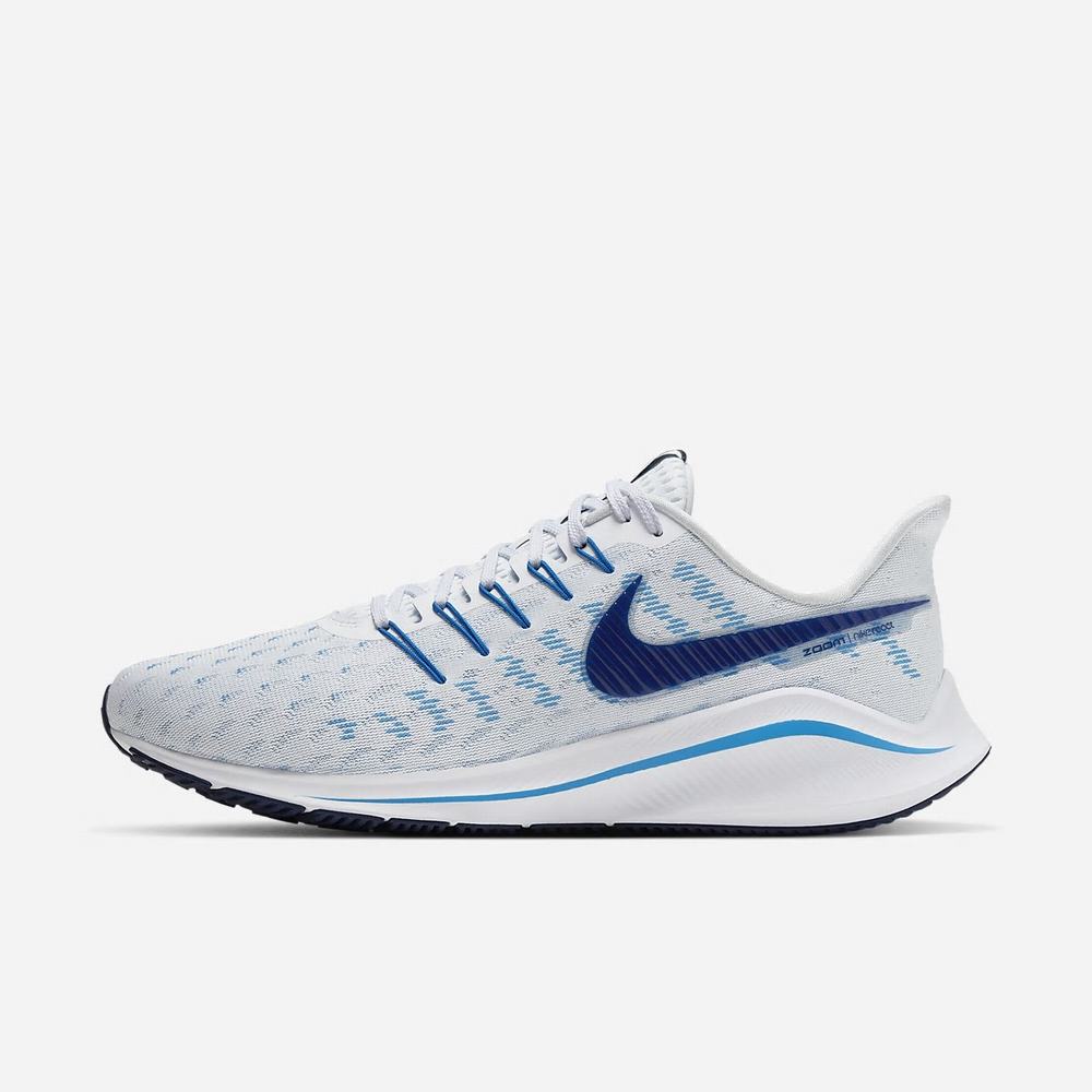 Chaussure De Running Nike Air Zoom Vomero 14 Blanche 3685-924 White/Photo Blue/Blue Void Homme | CJZ-95967567